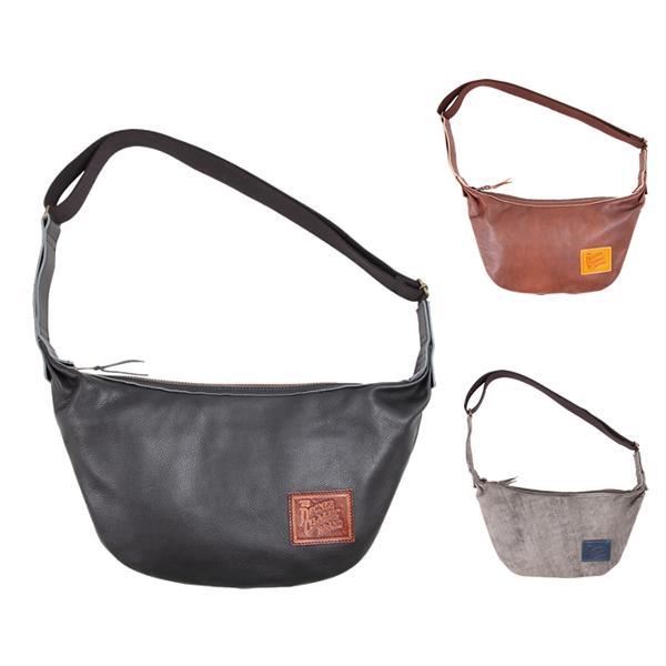 欠品商品3月下旬頃入荷予定 デグナー(DEGNER) W-105 レザーボディバッグ バナナ　3色の通販は