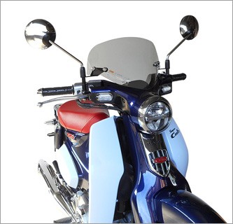 旭精器 旭風防 AF メーターバイザー スーパーカブC125 (2BJ-JA48 / 8BJ-JA58) C125-08 風防 軽減 ウインドシールド アフ ホンダ社外品