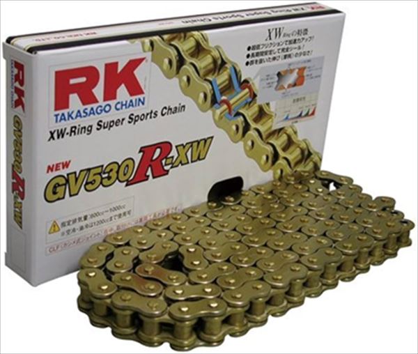 RK(アールケージャパン)  【4935531340126】 RK530RXW-EDGOLD-130L　ドライブチェーン　ゴールドの通販は