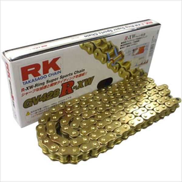 RK(アールケージャパン) 【4935531341116】 RK428RXW-EDGOLD-110L　ドライブチェーン　ゴールド