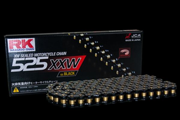 RK(アールケージャパン)  【4935531342458】 RK525XXW-EDBLACK110L　ドライブチェーン　ブラックの通販は