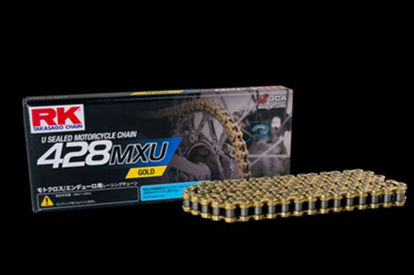 RK(アールケージャパン) 【4935531343233】 RK428MXU-GOLD110L　ドライブチェーン　ゴールドの通販は