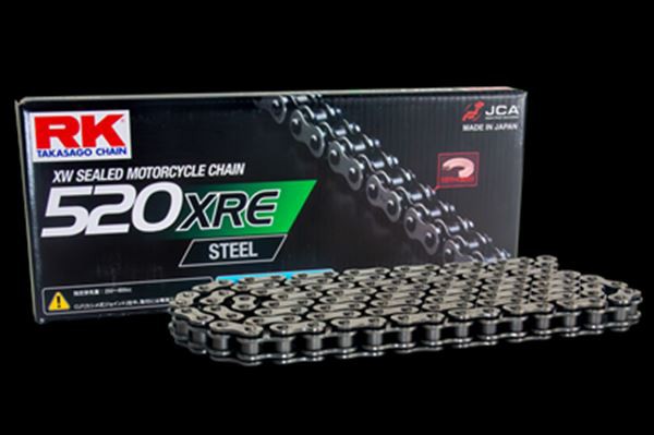 RK(アールケージャパン) 【4935531346548】 RK520XRE-STEEL-108L　ドライブチェーン　スチール