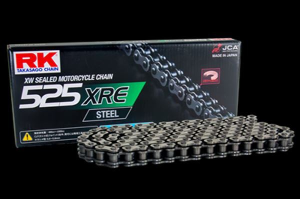 RK(アールケージャパン) 【4935531346685】 RK525XRE-STEEL-120L　ドライブチェーン　スチール