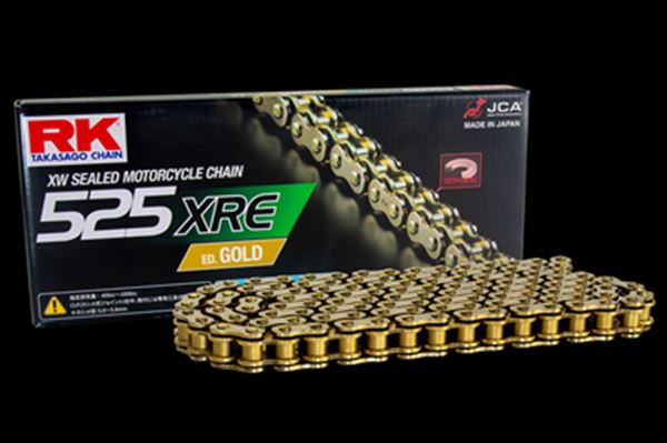 RK(アールケージャパン)  【4935531346852】 RK525XRE-ED-GOLD-110L　ドライブチェーン　ゴールドの通販は