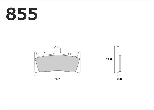 RK(アールケージャパン)  【4935531315551】 RK855MAX ブレーキパッドの通販は