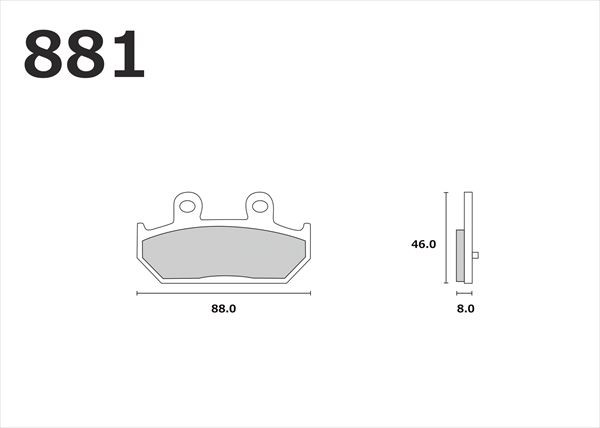 RK(アールケージャパン)  【4935531315810】 RK881MAX ブレーキパッドの通販は