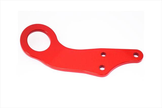 ジャスパフォーマンス  【4550646100610】 JP-5021 牽引フック "ジュラルミン" フロント(運転席側) レッド NA/NBロードスターの通販は