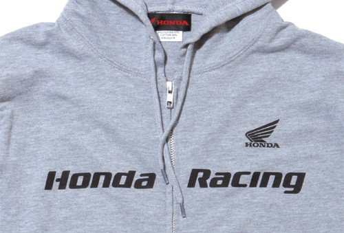 ホンダ純正】 HRC グラフィックフルジップパーカー 全4色（グレー