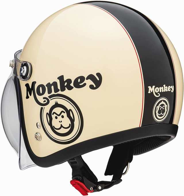 6月下旬入荷予定】【HONDA】 Monkey ヘルメット アイボリー×ブラック L 