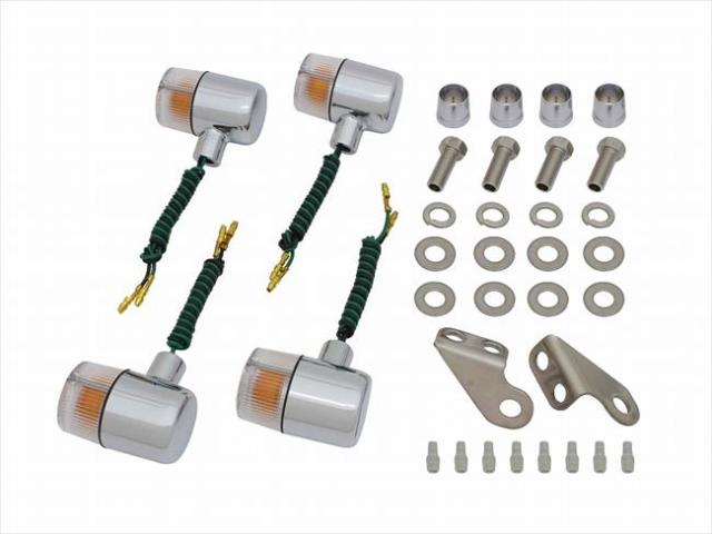 4945716239114 71ウインカーキット メッキ／クリア TW200 98-01／TW225 02- 023092-53 【POSH FAITH(ポッシュ フェイス)】 の通販は