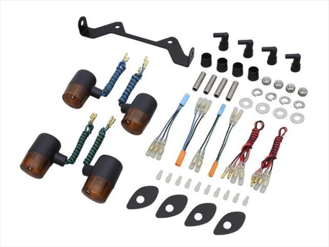【新品】POSH ウインカーキット XL用 ブリムタイプマットブラック スモーク 新品】POSH ウインカーキット XL用 ブリムタイプマットブラック