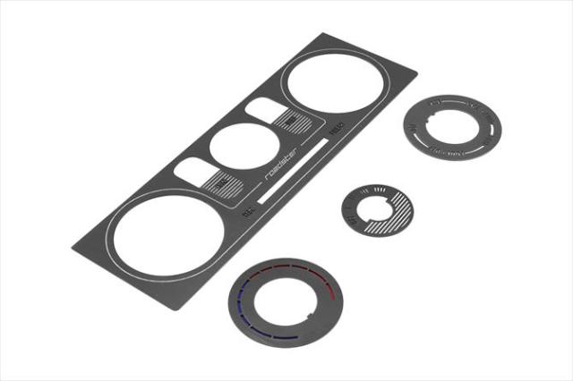 ロードスター NA ブラックステンレスヘアライン エアコンパネル マツダ