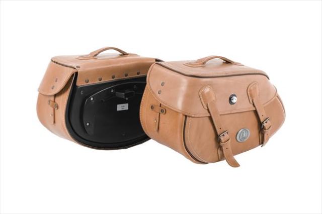 【ヘプコアンドベッカー】 【4549950920397】 620230-0008 ヘプコ＆ベッカ サイドレザーバッグ バッファロー C-Bowキャリア用 左右セット ブラウンの通販は 102,273円