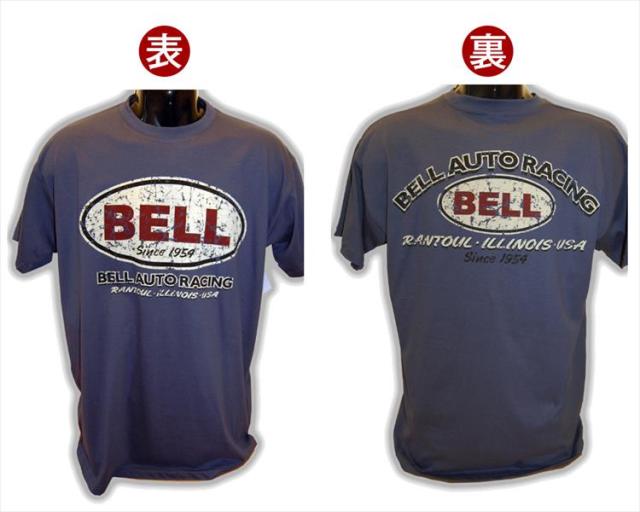 【モトグラフィックス】 【4580041200196】 MT-BELL-BLUE-S Tシャツ DENIM-BLU ＃S Bell Auto Racingの通販は