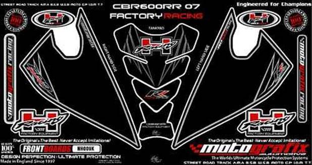 【モトグラフィックス】 【4580041204705】 MT-NH009K ボディパッド FRONT CBR600RR 07／08の通販は
