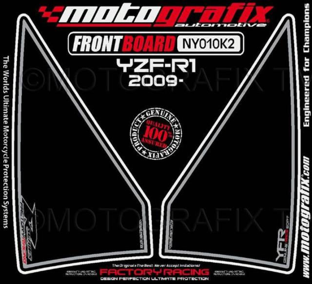 【モトグラフィックス】 【4580041206815】 MT-NY010K2 ボディパッド FRONT YZF-R1 09-14の通販は 8,381円
