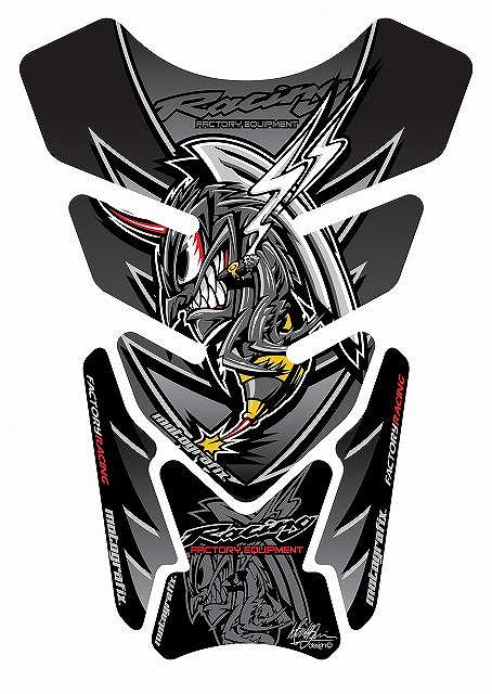 【定形外郵便】【モトグラフィックス】 【4580041215411】 MT-TH015K タンクパッド BLK HONDA QUADPADの通販は 6,077円