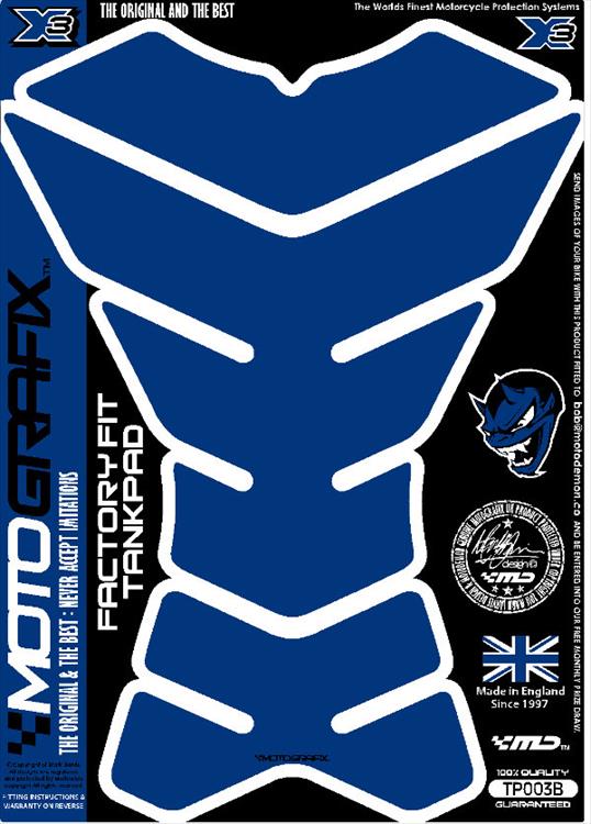 【定形外郵便】【モトグラフィックス】 【4580041217958】 MT-TP003B タンクパッド プレーン ブルーの通販は 6,077円
