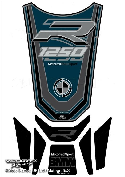 【定形外郵便】【モトグラフィックス】 【4580041241427】 MT-TB045PE タンクパッド GRN／WHT／GRY BMW R1250R 19-20（Pollux Metallic Matte edition）の通販は 6,077円