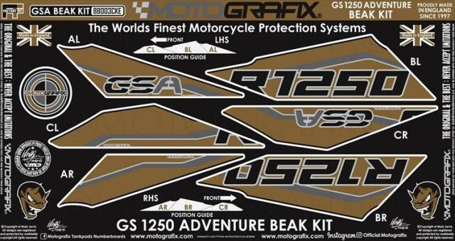 【モトグラフィックス】 【4580041241458】 MT-BB003CKE BEAK PROTECTION KIT BMW R1250GS Adventure 19- （Kalamata Style Special Edition）の通販は