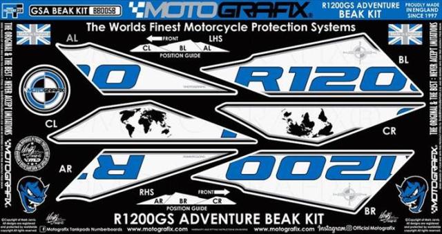【モトグラフィックス】 【4580041241489】 MT-BB005B BEAK PROTECTION KIT BMW R1200GS Adventure 14-18の通販は