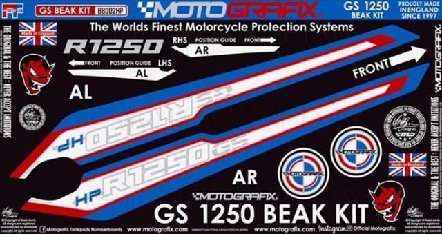 【モトグラフィックス】 【4580041242899】 MT-BB002HP BEAK PROTECTION KIT BMW R1250GS 18-20 HP Special Editionの通販は 13,877円
