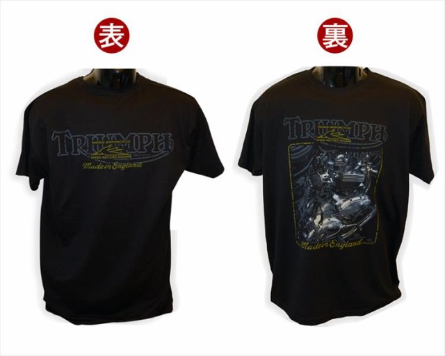 【モトグラフィックス】 【4580041200523】 MT-BONNEVILLE-XXXL Tシャツ BLK ＃XXXL Triumph Bonneville T120R Iconic Engine Designの通販は