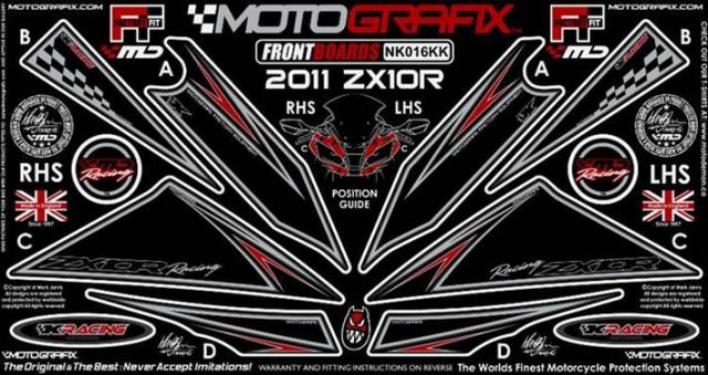 【モトグラフィックス】 【4580041205467】 MT-NK016KK ボディパッド FRONT ZX-10R NINJA 11-の通販は