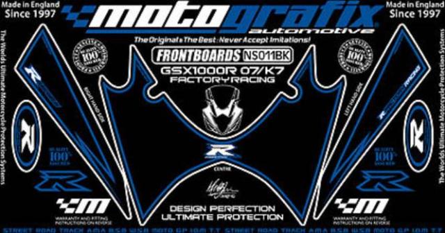 【モトグラフィックス】 【4580041206044】 MT-NS011BK ボディパッド FRONT GSX-R1000 K7／K8（07-08）の通販は