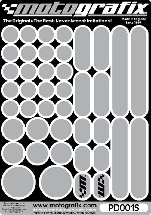 【定形外郵便】【モトグラフィックス】 【4580041207249】 MT-PD001S タンクパッド ドット シルバーの通販は