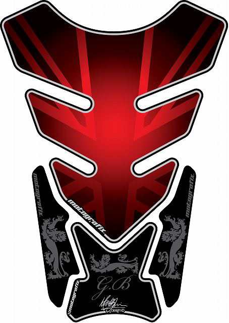 【定形外郵便】【モトグラフィックス】 【4580041210799】 MT-ST087R タンクパッド UNION JACK RED STREET QUADPADの通販は