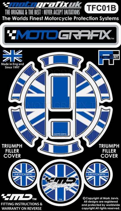 【モトグラフィックス】 【4580041214810】 MT-TFC01B FUELCAP KIT TRIUMPHの通販は