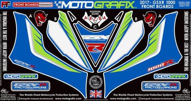 【モトグラフィックス】 【4580041223256】 MT-NS024MGP ボディーパッド FRONT （MGP） GSX-R1000／R 17／18の通販は