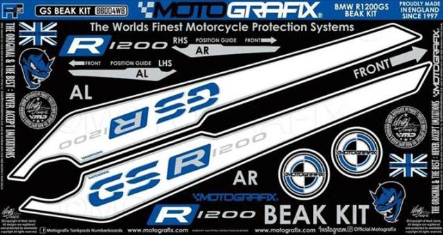 【モトグラフィックス】 【4580041228954】 MT-BB004WB BEAK PROTECTION KIT BMW R1200GS 17-18の通販は