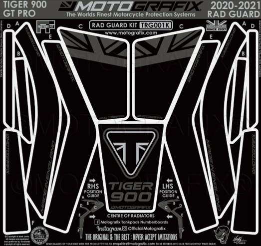 【モトグラフィックス】 【4580041244312】 MT-TRG001K Radiator Guard Protection TRIUMPH Tiger900 GT Pro 20-の通販は 8,381円