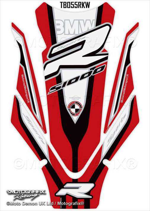 【定形外郵便】【モトグラフィックス】 【4580041245418】 MT-TB055RKW タンクパッド RED／BLK／WHT BMW S1000R 21-の通販は