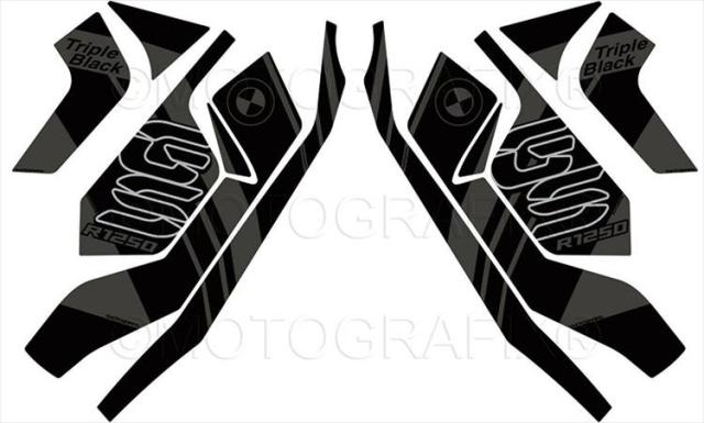 【モトグラフィックス】 【4580041246675】 MT-BRG003TB Number Board Protector BMW R1250GS Adventure 21-（Triple Black Edition）の通販は 14,062円