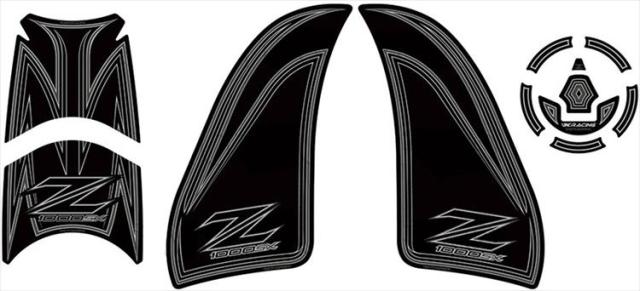 【モトグラフィックス】 【4580041246415】 MT-KK022KS ボディパッド KNEE Z1000SX 17-19の通販は