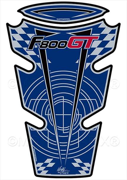 【定形外郵便】【モトグラフィックス】 【4580041246866】 MT-TB018B タンクパッド BLU／BLK／SIL BMW F800GT 13-20の通販は