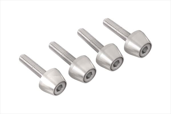 モートーン  【4550255834012】 OTS008W リアショック ドレスアップボルト 4個 アルミビレット ポリッシュ StreetTwin （16-23） StreetScrambler （17-23） T100／T120 （02-23）の通販は 5,220円