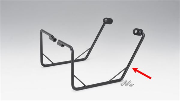 KIJIMA(キジマ)  【4934154205058】 210-4911 バッグサポート BK カブ50/110/クロス 18y- ライト 右側のみ　ブラックの通販は