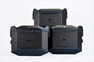 ヘプコアンドベッカー  【4550255233990】  XCEED 3BOXセット ジェットブラック　トップケース 45L　サイドケース 38L