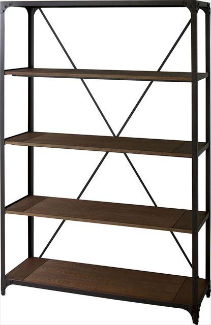 東谷 あづまや  【4985155182206】 DIS-939BK ワイドラック4段　ヴィンテージの通販は