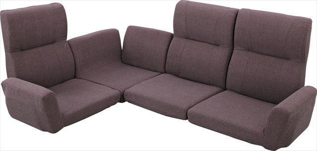 東谷 あづまや  【4985155135790】 LSS-11BR ファンクションソファ　フロア　ブラウンの通販は