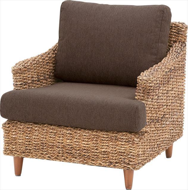 東谷 あづまや  【4985155145522】 NRS-411 クラール 1人掛　ブラウンの通販は 24,761円