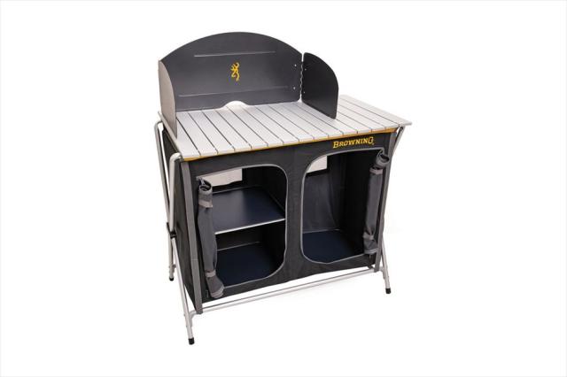 ブロウニング 【4550255771614】 BROWNING ベースキャンプ クック ステーション サイズ:縦46 x 横94 x 高112cm 重量:7.43kg