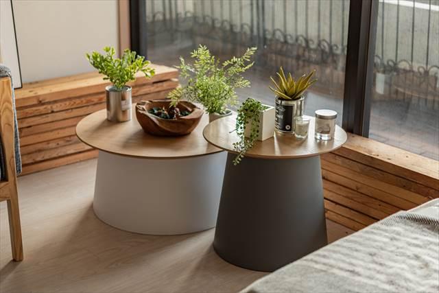 東谷 あづまや  【4985155220359】 PT-991WH ラウンドテーブル Lの通販は