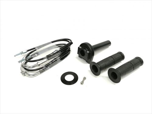 ACTIVE(アクティブ)  【4538792649481】 1061582 スロットルKIT (ホルダー:TYPE-1 BLK) 巻取φ42 (メッキ金具) 800mmの通販は 9,086円