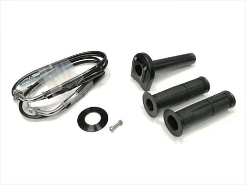 ACTIVE(アクティブ) 【4538792649726】 1063182 スロットルKIT (ホルダー:TYPE-3 BLK) 巻取φ28 (メッキ金具) 800mm